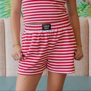 NWT LuLuMac Striped Shorts